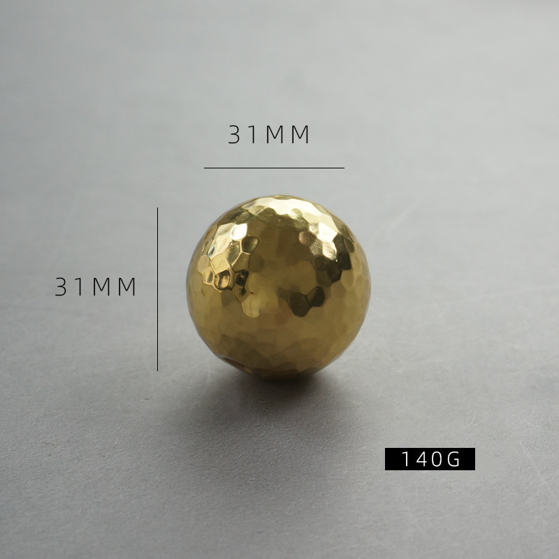 Manija de latón martillado moderno minimalista gabinete cajón armario puerta zapato gabinete de lujo luz oro cobre puro mango largo