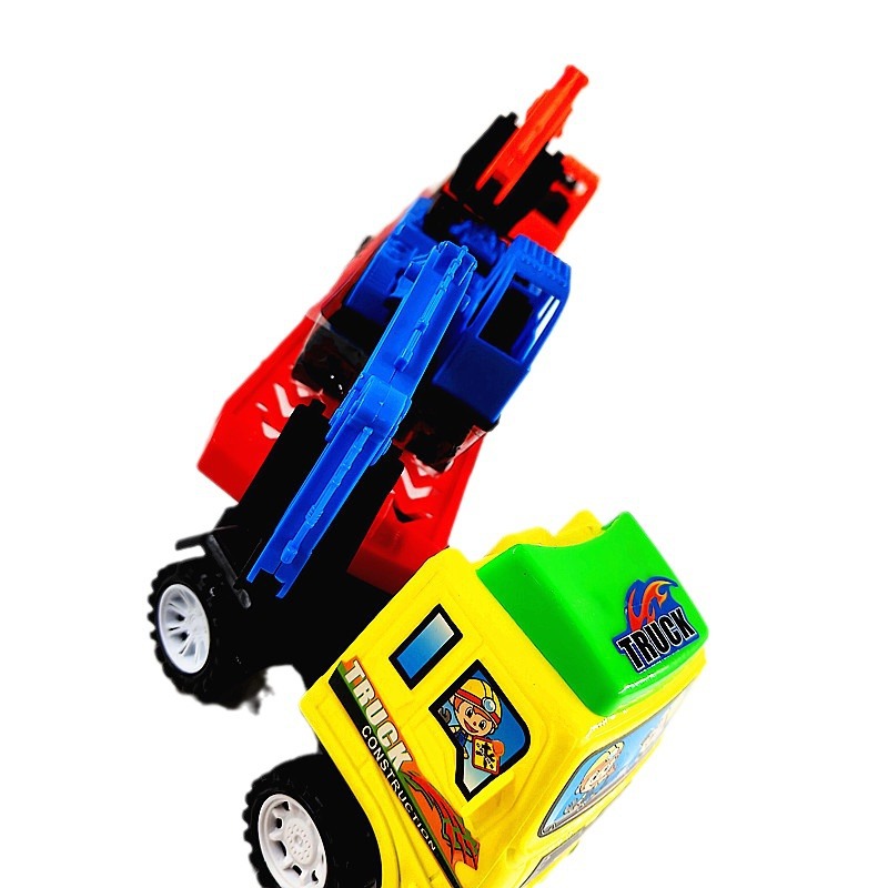 Nueva fregona deslizante coche MOP 2 pequeña excavadora coche de juguete puesto de venta de juguetes para niños 10 yuanes tienda de suministro image 6