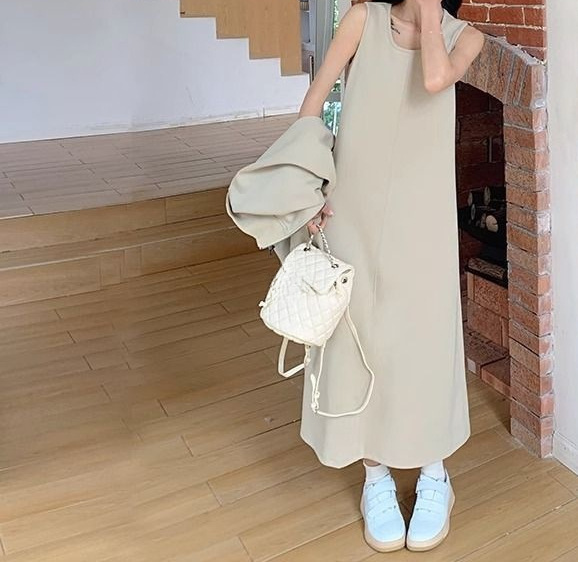 洋气显瘦套装女背心裙子大码穿搭2025年遮肚两件套胖春秋季减龄|undefined