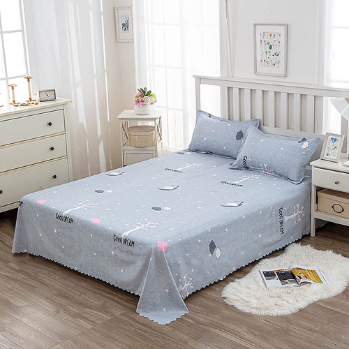 Factory direct sales of double sheets, single sheets, wholesale bedding, college dormitory bedding, large order quantity, preferential treatment