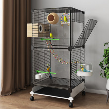 鸟笼鹦鹉笼子家用大号虎皮玄凤牡丹八哥专用新型豪华别墅带繁