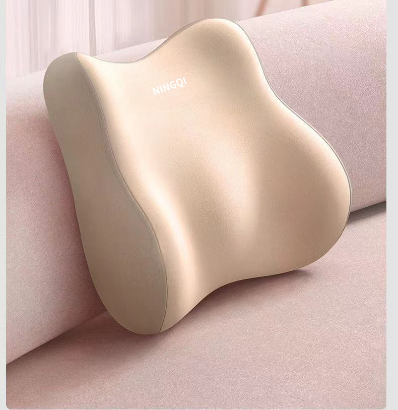 Cross-Border Car Headrest and Lumbar Support, Driver's Long-Sitting Lumbar Cushion, Car Neck Pillow, Driving Lumbar Support Wholesale