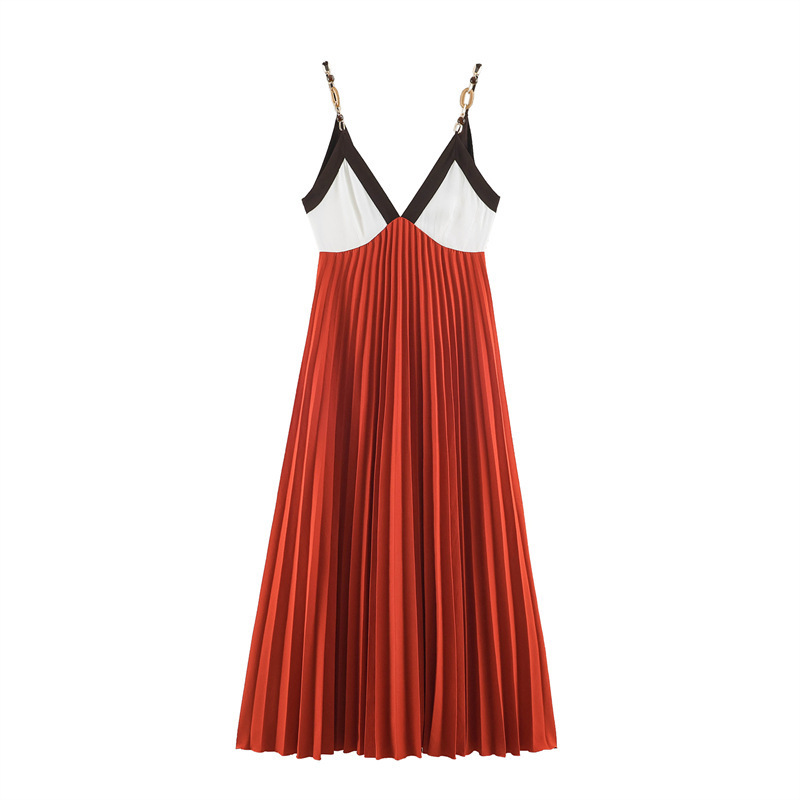 Export order! 2026 Summer European and American style women's fashion sexy hot girl beaded pleated dress 5029260 Export order! 2026 Summer European and American style women's fashion sexy hot girl beaded pleated dress 5029260