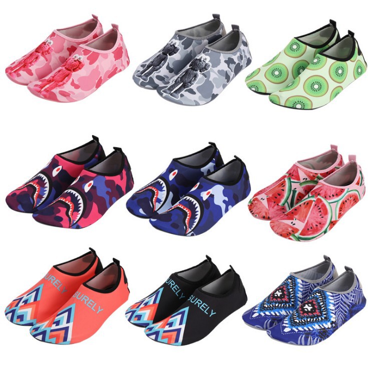 Couple's Beach Swimming Snorkeling Shoes Diving Quick-drying Breathable Beach Cut-proof Creek-tracing Water Ski Shoes Floor Shoes Non-slip