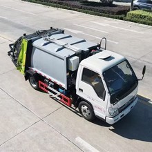 福田小卡5方压缩垃圾车蓝牌后装压缩式垃圾清运车可接外贸订单