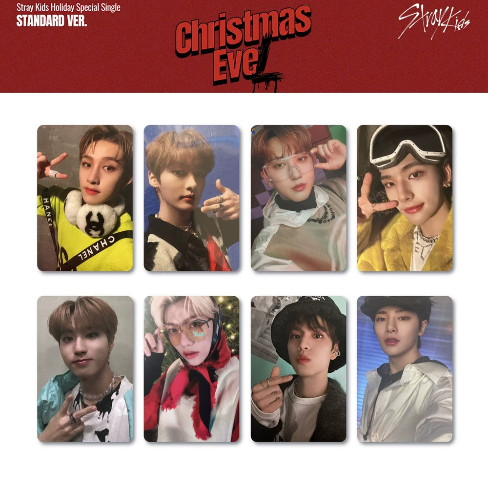 Карта Stray Kids CHRISTMAS EVEL SUBK фотокарта периферийная карта случайная карта