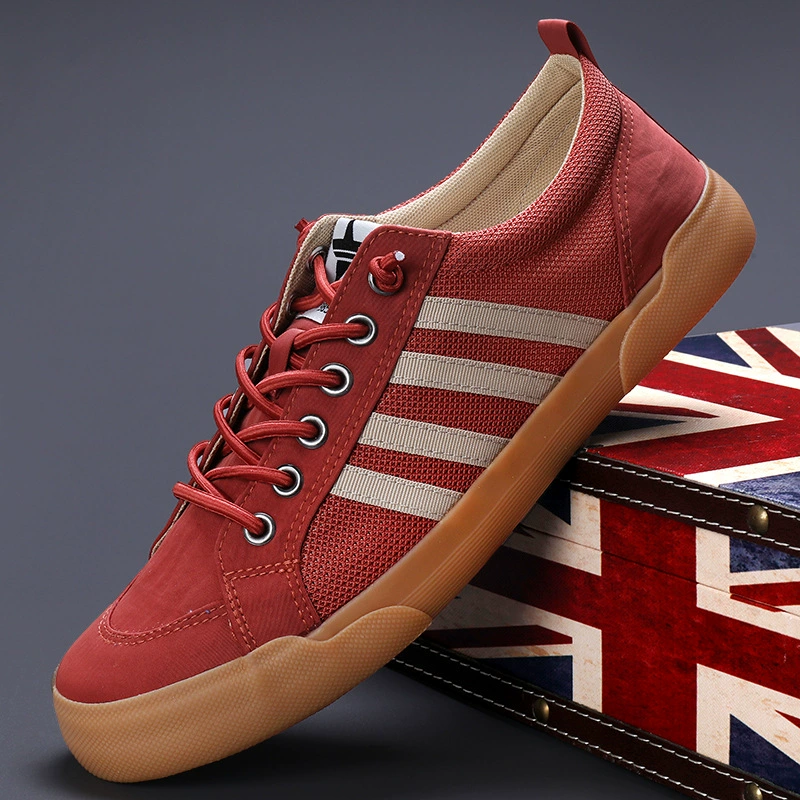 Новые мужские летние кеды 2025: модные, универсальные, повседневные, удобные, на плоской подошве