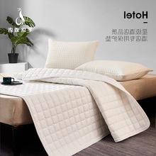 新款酒店民宿賓館專用床墊隔臟防滑護墊褥子可水洗折疊薄外貿代發