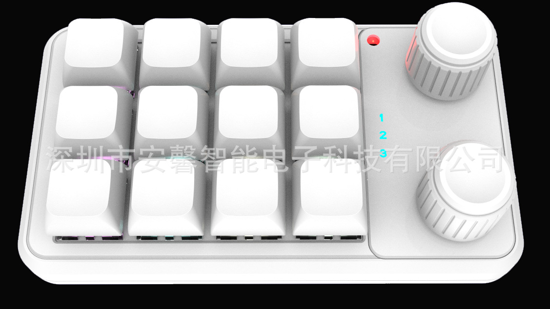 Mini teclado personalizado Bluetooth 2.4G inalámbrico 3 modos atajos de teclas de acceso directo para juegos de deportes electrónicos