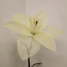 婚庆道具路引花婚礼舞台布置装饰橱窗纸花真丝纱花丝网花网红打卡