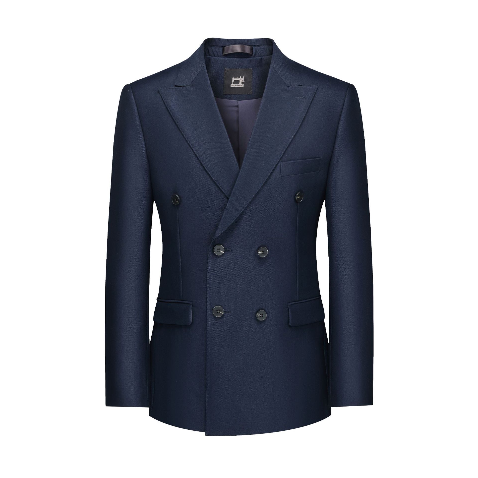 파란색 싱글 슈트