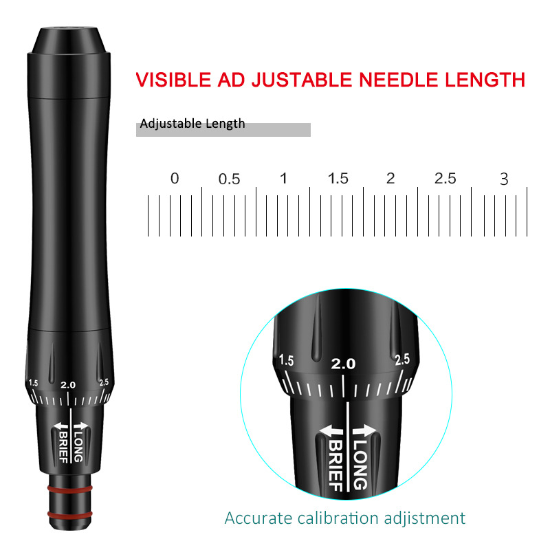 Ybeauty máquina de bordado de cejas de tatuaje punto niebla pupilas blanqueador labial pluma de bordado de lanzamiento completo máquina de tatuaje principiante semipermanente
