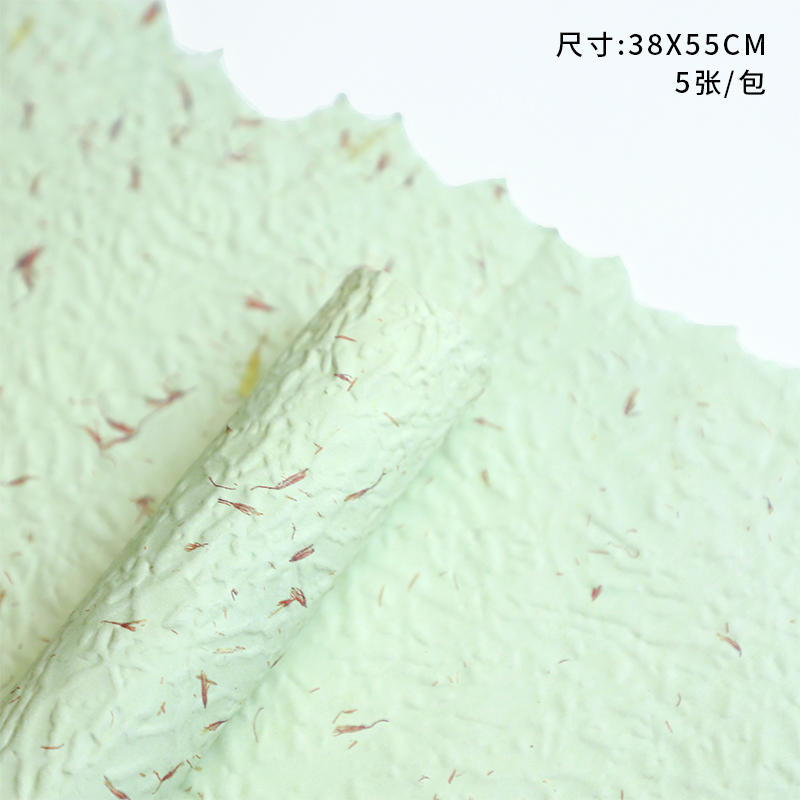 Papel de pétalos desgarrado a mano, papel de flores, papel de embalaje de flores de alta calidad, papel floral Dongba, papel floral al por mayor image 60