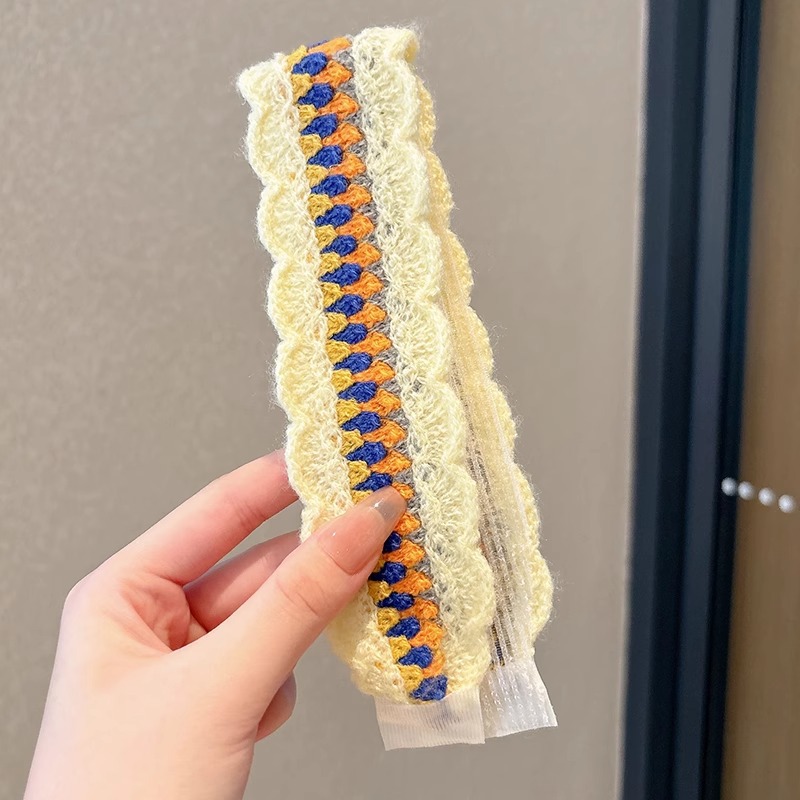 Tejido velcro banda de cabello para mujeres 2025 nuevo frange pegatinas frontales artefactos de cabello rotos para usar diariamente pegatinas de cabello