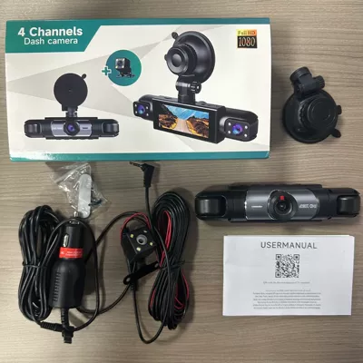 Driving recorder Cross-Border Monitoring Dashcam - c260-true-four-recording