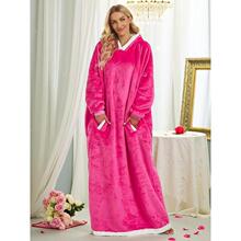 F 11151 Oversized Hooded Fleece Loungewear �Ӻ�Ҿӷ� ר