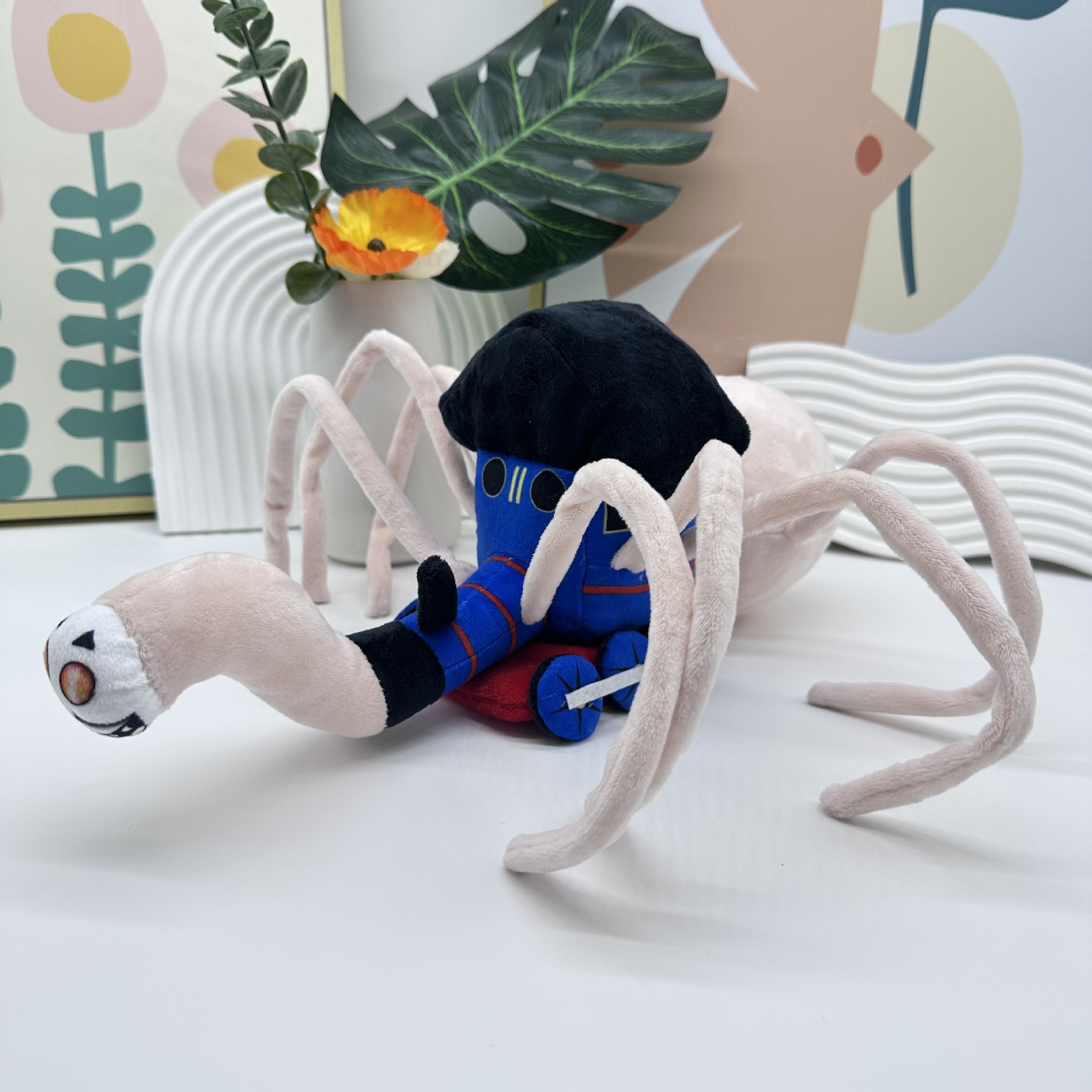 Cross border new products Train spider Thomas plush train spider plush toy doll_voghion.com