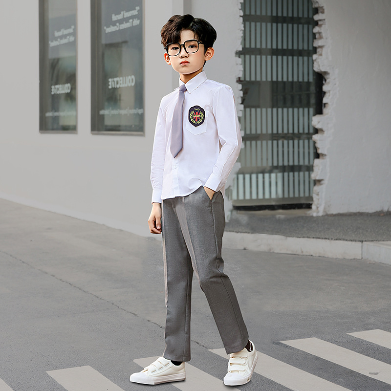 Nuevo uniforme escolar de jardín de infantes para niños foto de graduación 61 uniforme de rendimiento de coro uniforme de clase de estudiante de escuela primaria traje de falda de Liga