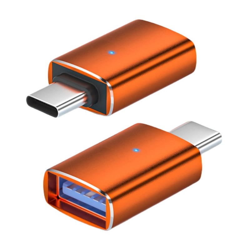 携帯電話usbメモリotgライト付きアダプタusb3.0変換コネクタtypec変換usb cキーボードマウスtcインターフェイス|undefined
