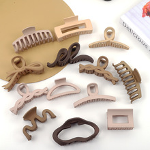 发夹摆摊抓夹夏季高级感发饰头饰盘发鲨鱼夹大号发量多发抓按斤卖