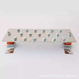 镀锌铁排加工接地等电位汇流端子镀锡紫铜母线排条铁塔T2定制铜排