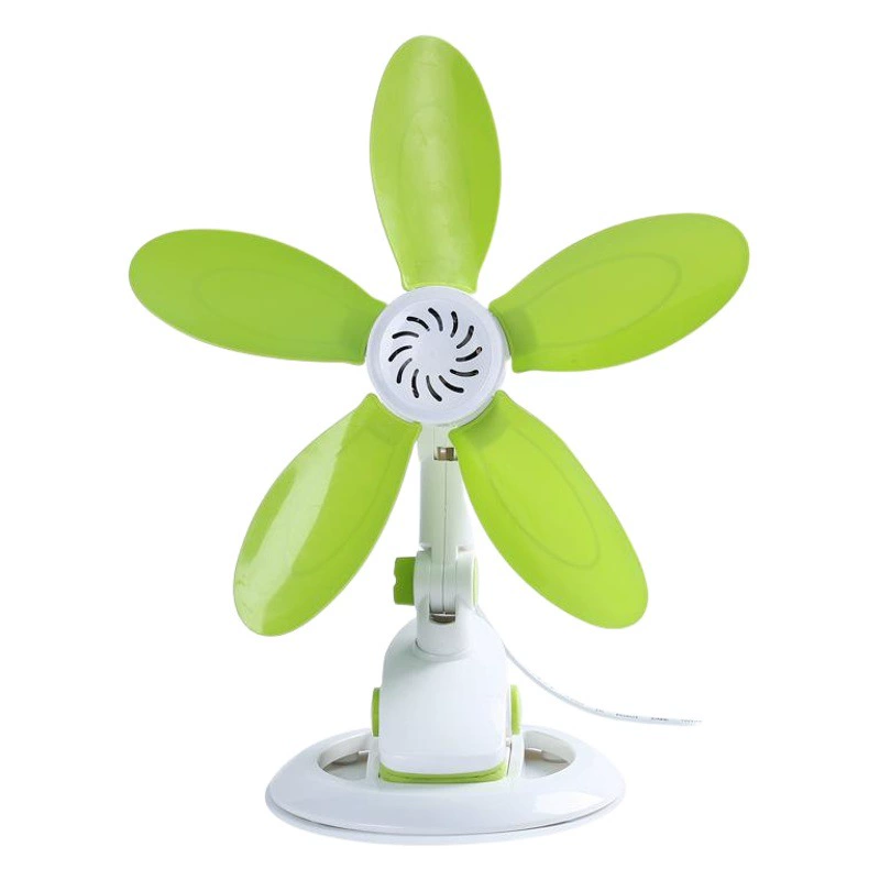 Мини-вентилятор Bosijie с креплением на клипсе, 360 градусов, для общежития, кровати, прикроватный, с мягкими силиконовыми лопастями и низким уровнем шума
