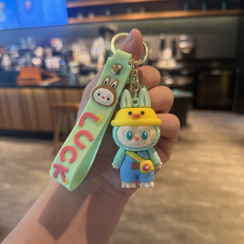 クロスボーダー新しいバッグラブキーホルダーかわいいバッグペンダントカップルギフトギフト車のキーチェーン|undefined