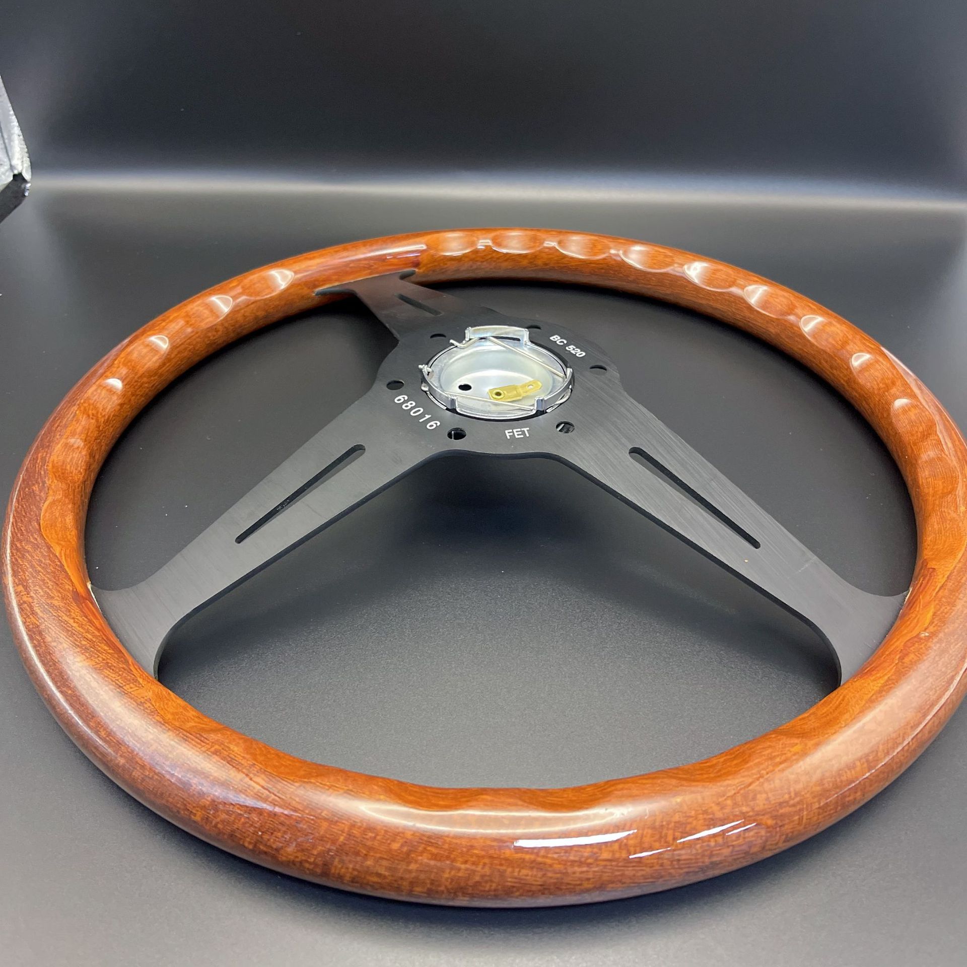 14inch ND Racing Modified Universal Classic Imitation Wood Beidouxing Langdi Jetta Pusan Retro Solid Wood Steering Wheel