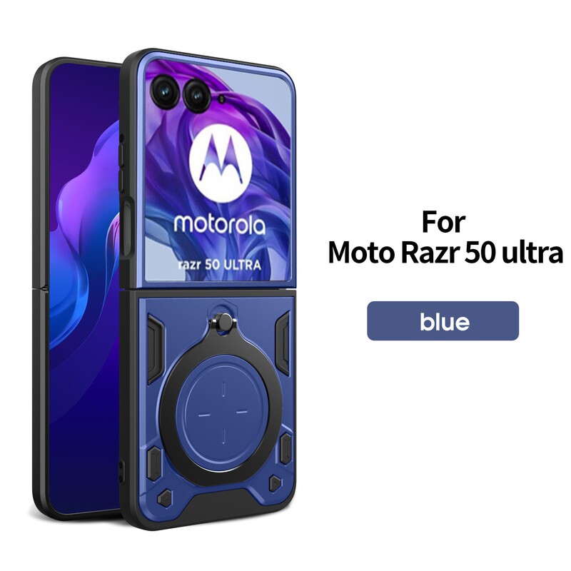 Jiashang Sliding Window Suitable for Moto Razr60Ultra Mobile Phone Case Razr50 Magnetic Holder Anti-Fall Cover Cross-Border