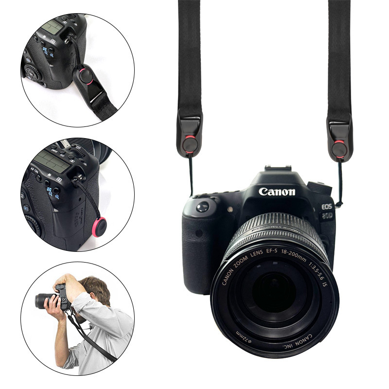 Adecuado para Sony Nikon gran SLR micro cámara única cuerda de mano correa de hombro cordón anti-Pérdida cuerda de mano cuerda