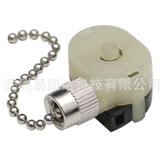 供应批发专业品质拉线开关拉制开关 拉绳开关2档拉链开关