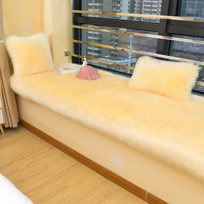Car Carpet Cushion, Faux Cashmere Door Mat - beige-custom-size-required-contact-customer-service-for-pricing-notes
