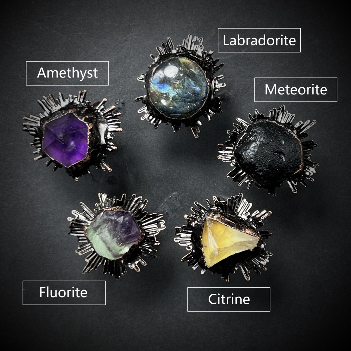 Natural Crystal And Gemstone Charm For Positive Energy And Luck_voghion.com