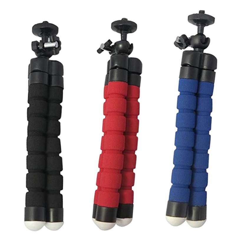 生中継撮影スポンジ三脚携帯電話汎用八爪魚スタンドタコ百変自撮り神器