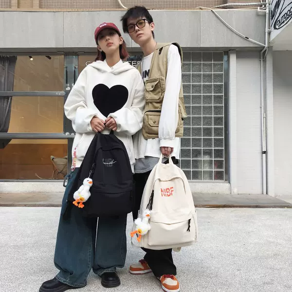 New Style Trendy Cool Junior High School Students Female Ins Large Capacity Trendy All-match Sports Travel Computer Backpack