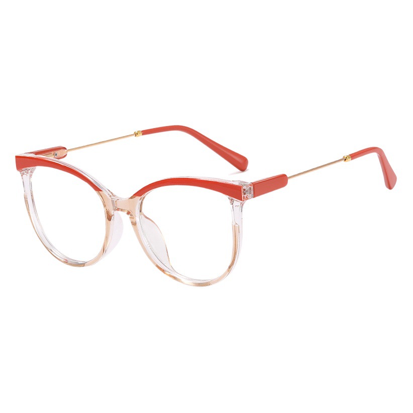 81008 Nuevo Marco gafas marco redondo Comercio Exterior anti-azul gafas de luz de color caramelo artístico gafas lisas SUMINISTRO DE Brasil