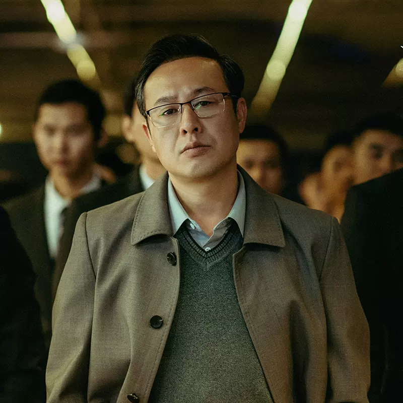 高启强同款方形半框眼镜商务男士眼镜53可配近视可防蓝光