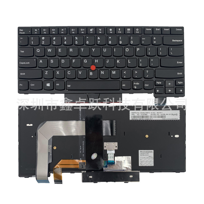 US applicable to Lenovo Thinkpad T470 T480 A475 A485 laptop keyboard