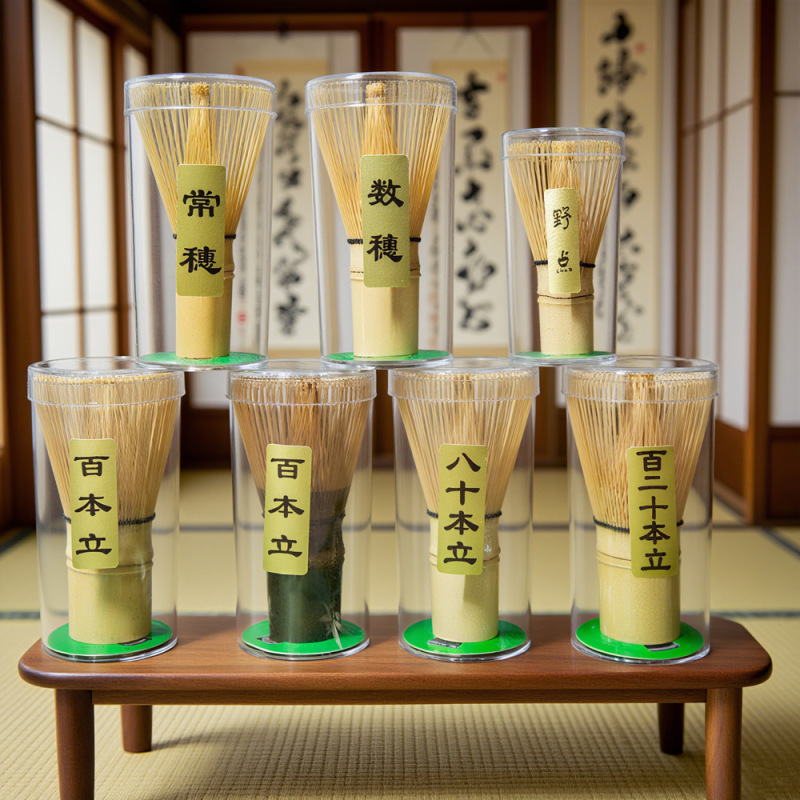 茶筅竹筅抹茶刷百本立茶筅立组合宋代点茶日式抹茶打茶器工具数穗|undefined