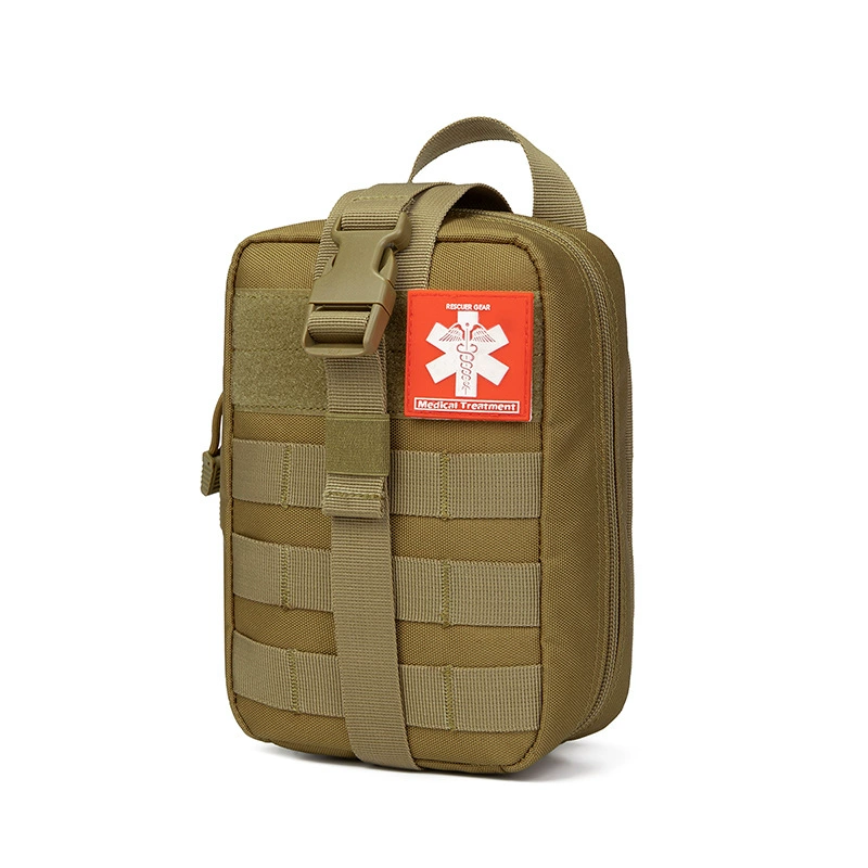 Tactics first aid kit, bag accessory, camouflage universal belt bag, travel life jacket outside climbing