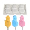 Factory direct selling DIY silicone ice cream mold four -connected popsicle ice cream mold three -lid built pop popsicle mold