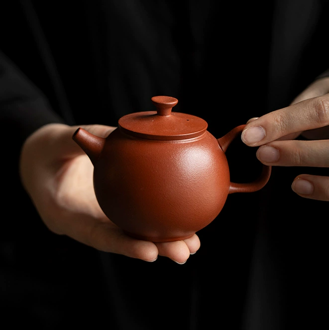 墨己 Apple, natural ore, tea set, filter, antique teapot handmade