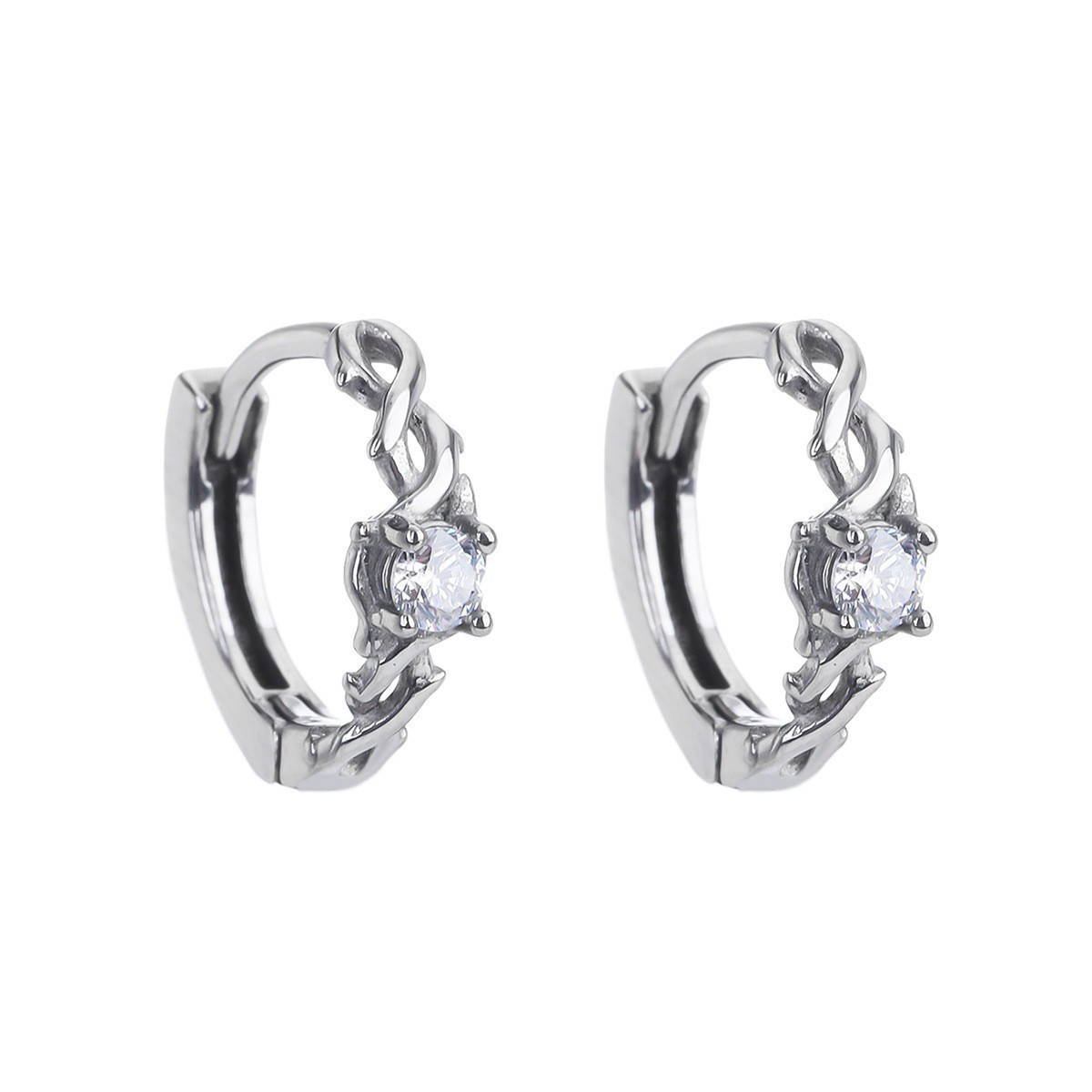 X397-A (Thorny Stone Earrings) Single