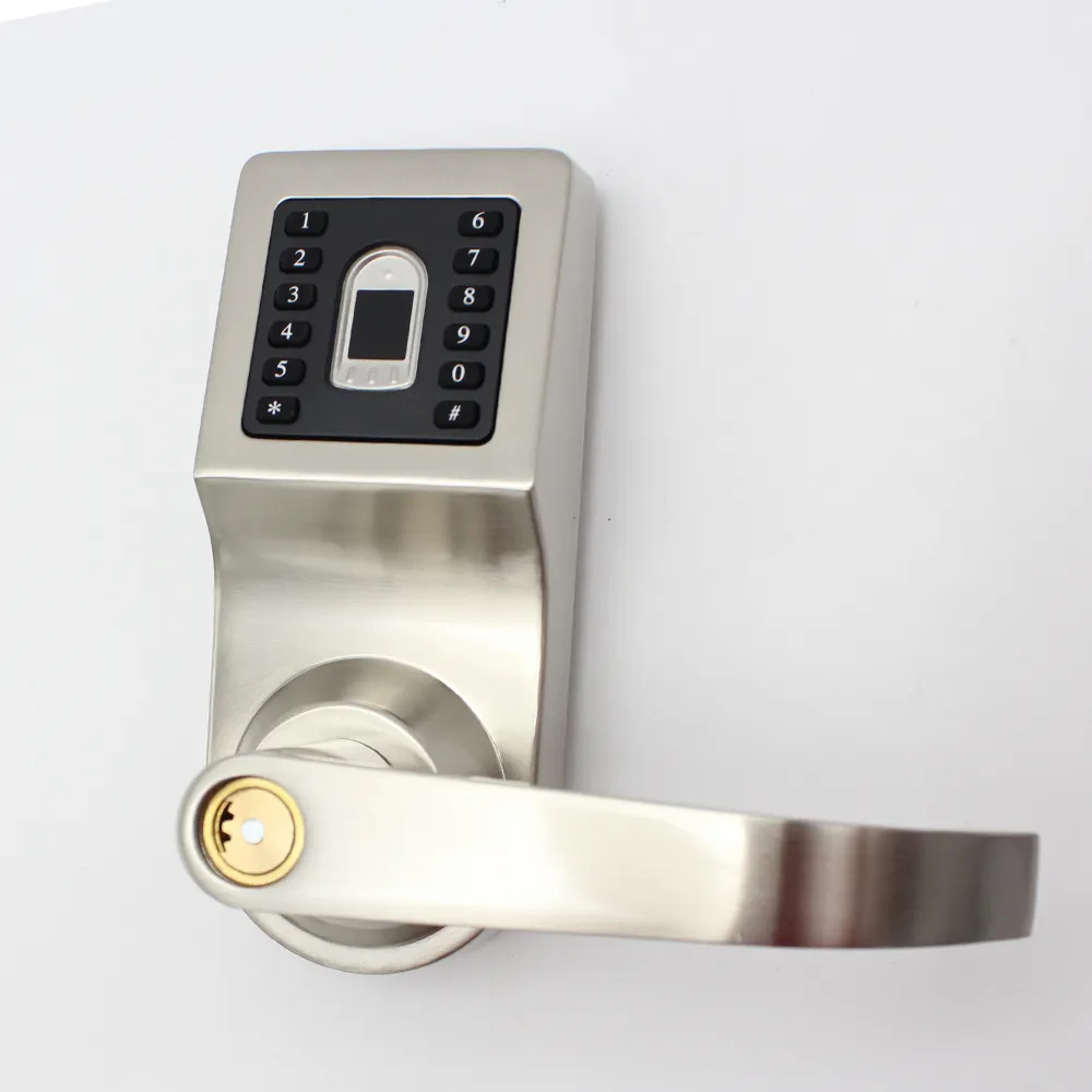 Comercio exterior al por mayor cerradura de contraseña electrónica inteligente puede reemplazar la cerradura esférica de la puerta interior del hotel de la oficina cerradura de la huella digital