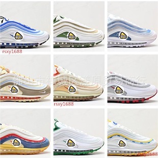 Yutian Export Max97 Sports Shoes Full Palm Air Cushion Casual Bullet Breathable Wear-resistant Couple Men's and Women's Running Shoes
