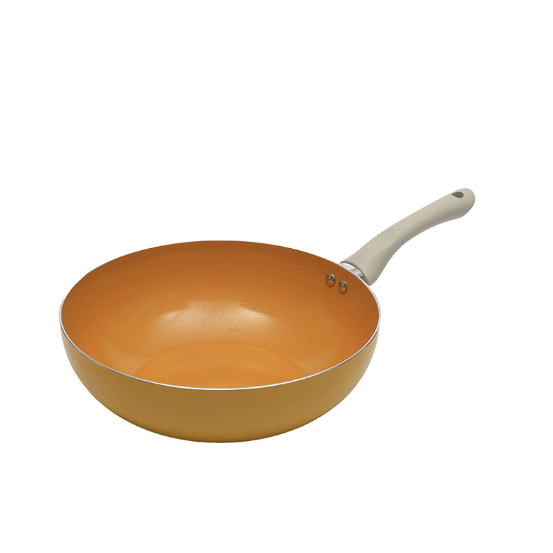 Doble FONDO DE ALUMINIO sartén filete pan de aluminio fondo plano menos negro de humo estilo coreano colorido antiadherente sartén pan de regalo