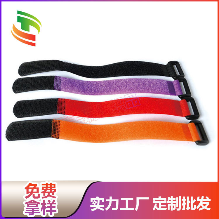 黒のバックボタンのマジックテープを卸売りします。カラーナイロンのマジックテープを貼ります。|undefined