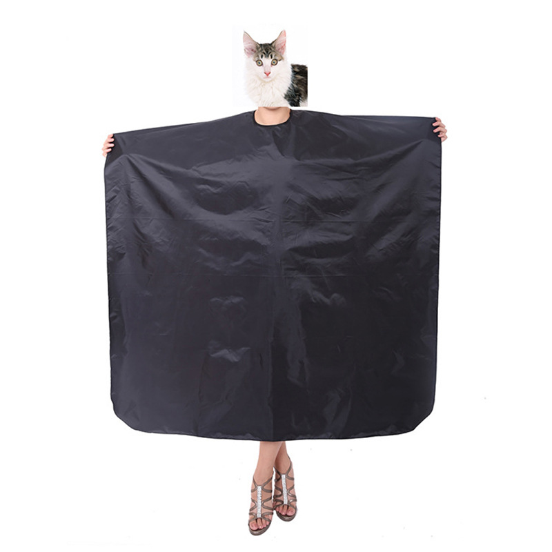 Capa para cortar el cabello, delantal doméstico, capa para tijeras, modelo específico para salón para recoger el cabello, disponible en tallas pequeña, mediana, grande y extra grande.