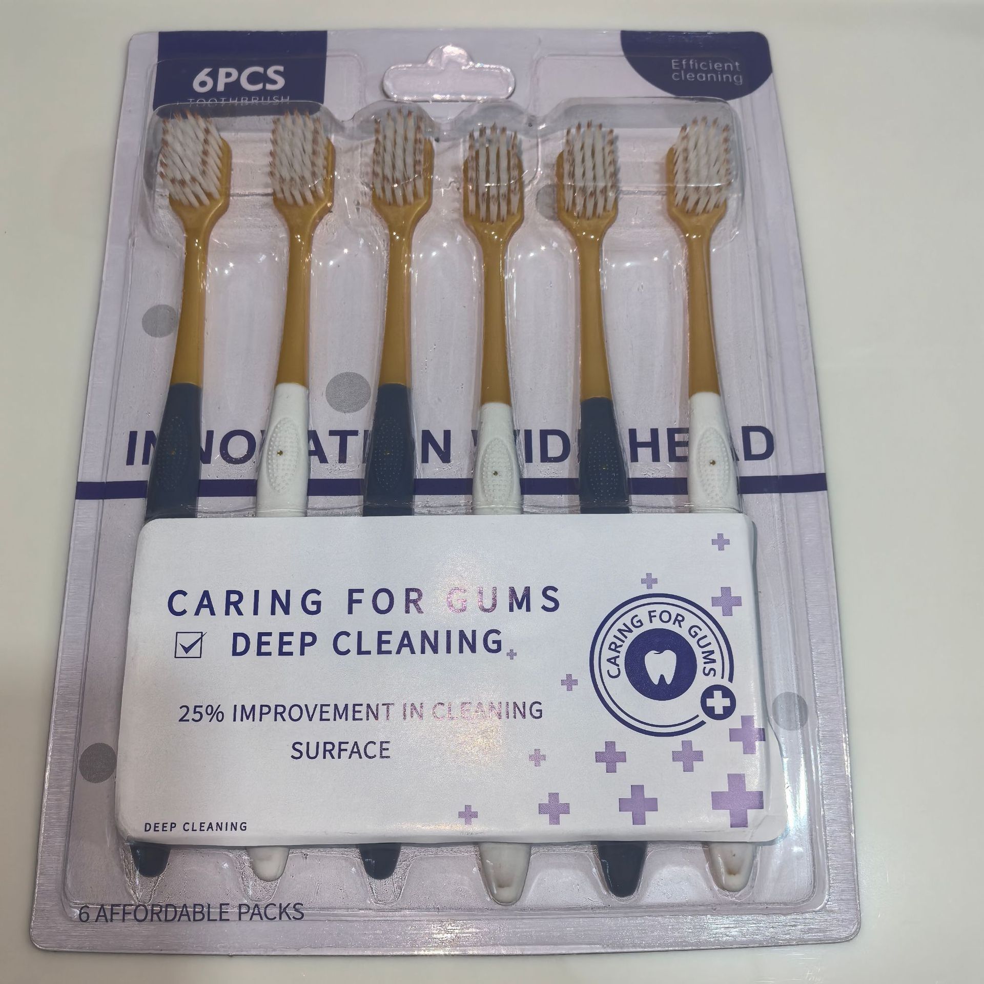 Cepillo de dientes suave para el hogar con protección de encías para adultos