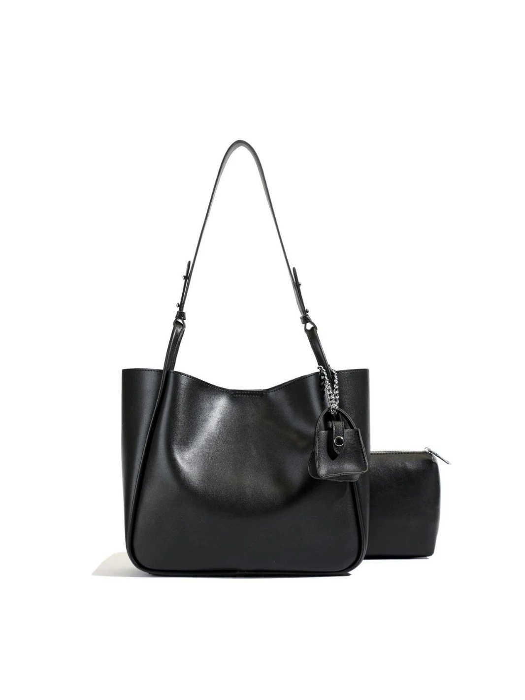 Japanese retro capacious underarm bag